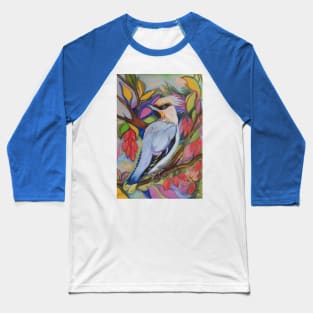 Waxwing and Barberry Baseball T-Shirt